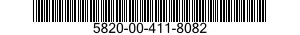 5820-00-411-8082  5820004118082 004118082