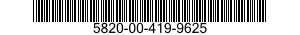5820-00-419-9625  5820004199625 004199625