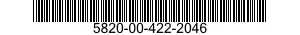 5820-00-422-2046  5820004222046 004222046