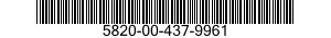 5820-00-437-9961  5820004379961 004379961