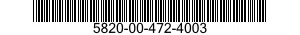 5820-00-472-4003 RADIO SET 5820004724003 004724003