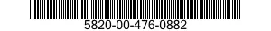 5820-00-476-0882  5820004760882 004760882