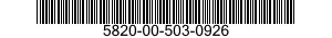5820-00-503-0926  5820005030926 005030926