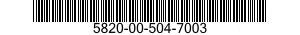 5820-00-504-7003  5820005047003 005047003