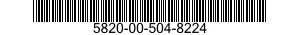 5820-00-504-8224  5820005048224 005048224