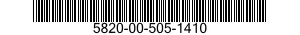 5820-00-505-1410  5820005051410 005051410