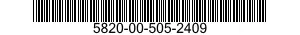 5820-00-505-2409 RECEIVER SUBASSEMBLY 5820005052409 005052409