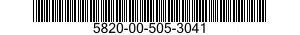 5820-00-505-3041  5820005053041 005053041