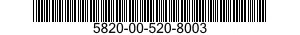 5820-00-520-8003  5820005208003 005208003