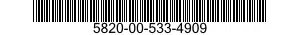 5820-00-533-4909  5820005334909 005334909