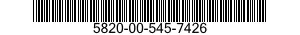 5820-00-545-7426  5820005457426 005457426