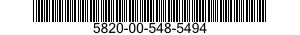 5820-00-548-5494  5820005485494 005485494