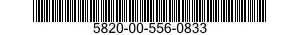 5820-00-556-0833  5820005560833 005560833