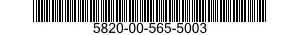 5820-00-565-5003  5820005655003 005655003