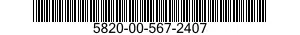 5820-00-567-2407  5820005672407 005672407