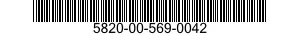 5820-00-569-0042  5820005690042 005690042
