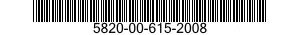 5820-00-615-2008  5820006152008 006152008
