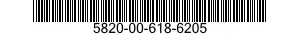 5820-00-618-6205  5820006186205 006186205