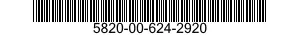 5820-00-624-2920  5820006242920 006242920