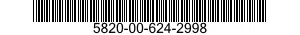 5820-00-624-2998  5820006242998 006242998
