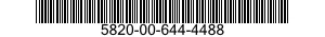5820-00-644-4488  5820006444488 006444488