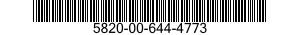 5820-00-644-4773 RECEIVING SET,RADIO 5820006444773 006444773