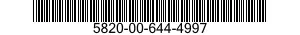 5820-00-644-4997  5820006444997 006444997