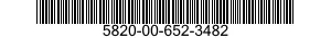 5820-00-652-3482  5820006523482 006523482