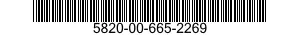 5820-00-665-2269  5820006652269 006652269