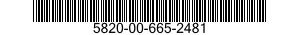 5820-00-665-2481 TRANSMITTING SET,RADIO 5820006652481 006652481