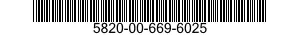 5820-00-669-6025  5820006696025 006696025
