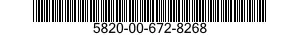 5820-00-672-8268  5820006728268 006728268