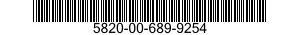 5820-00-689-9254  5820006899254 006899254