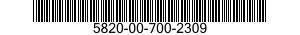 5820-00-700-2309  5820007002309 007002309