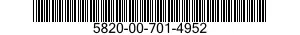 5820-00-701-4952  5820007014952 007014952