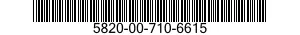 5820-00-710-6615  5820007106615 007106615