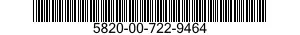 5820-00-722-9464  5820007229464 007229464