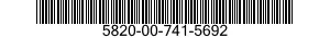 5820-00-741-5692  5820007415692 007415692