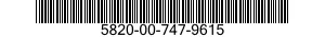 5820-00-747-9615  5820007479615 007479615