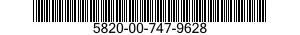 5820-00-747-9628  5820007479628 007479628