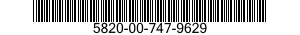 5820-00-747-9629  5820007479629 007479629