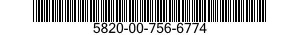 5820-00-756-6774  5820007566774 007566774