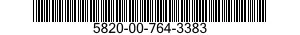 5820-00-764-3383  5820007643383 007643383