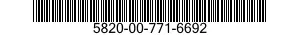 5820-00-771-6692  5820007716692 007716692
