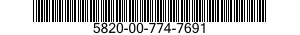 5820-00-774-7691  5820007747691 007747691