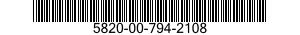 5820-00-794-2108  5820007942108 007942108