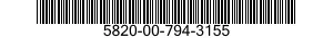5820-00-794-3155  5820007943155 007943155