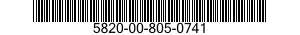 5820-00-805-0741  5820008050741 008050741
