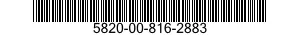 5820-00-816-2883  5820008162883 008162883