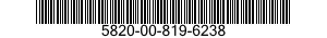 5820-00-819-6238  5820008196238 008196238
